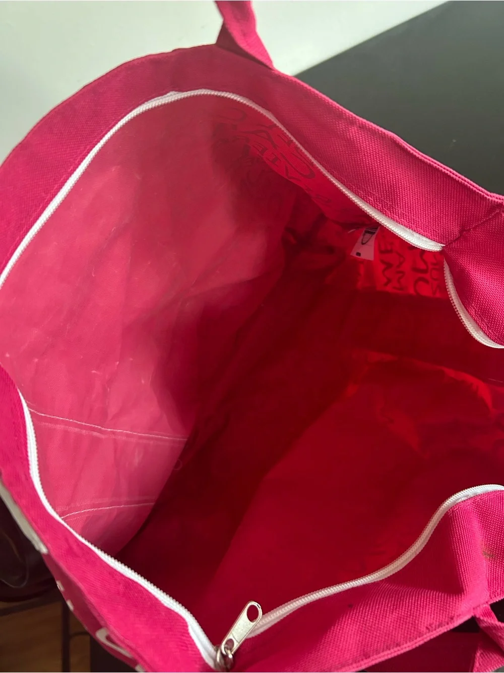 Pink Playa del Carmen Canvas Tote Bag